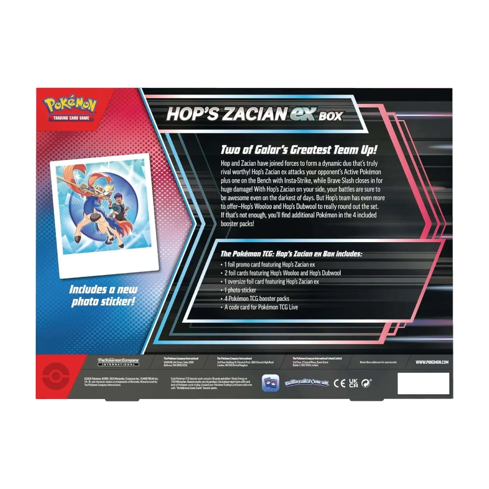 POKEMON TCG JOURNEY TOGETHER HOPS ZACIAN EX ESPAÑOL - 3