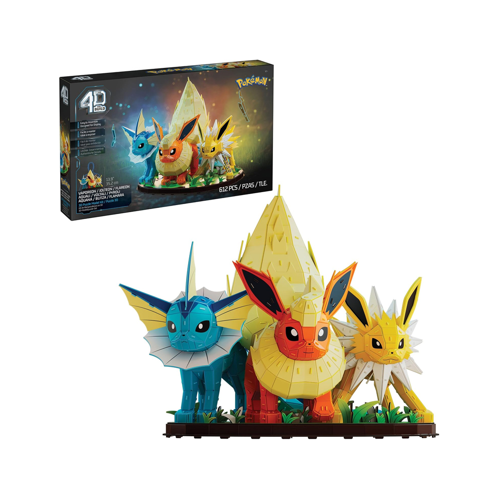 POKEMON 4D BUILD EEVEE EVOLUTION TRIO 3D EXCLUSIVO - 1