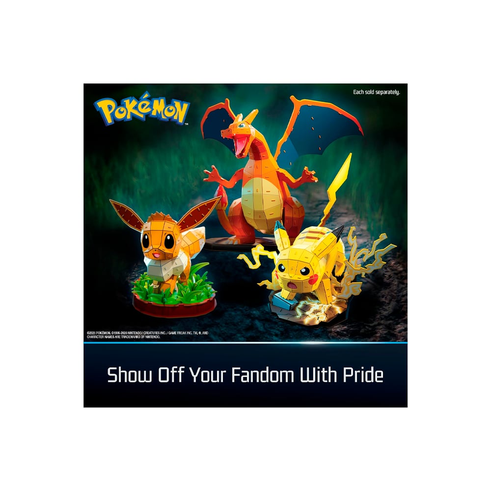 POKEMON 4D BUILD EEVEE EVOLUTION TRIO 3D EXCLUSIVO - 4