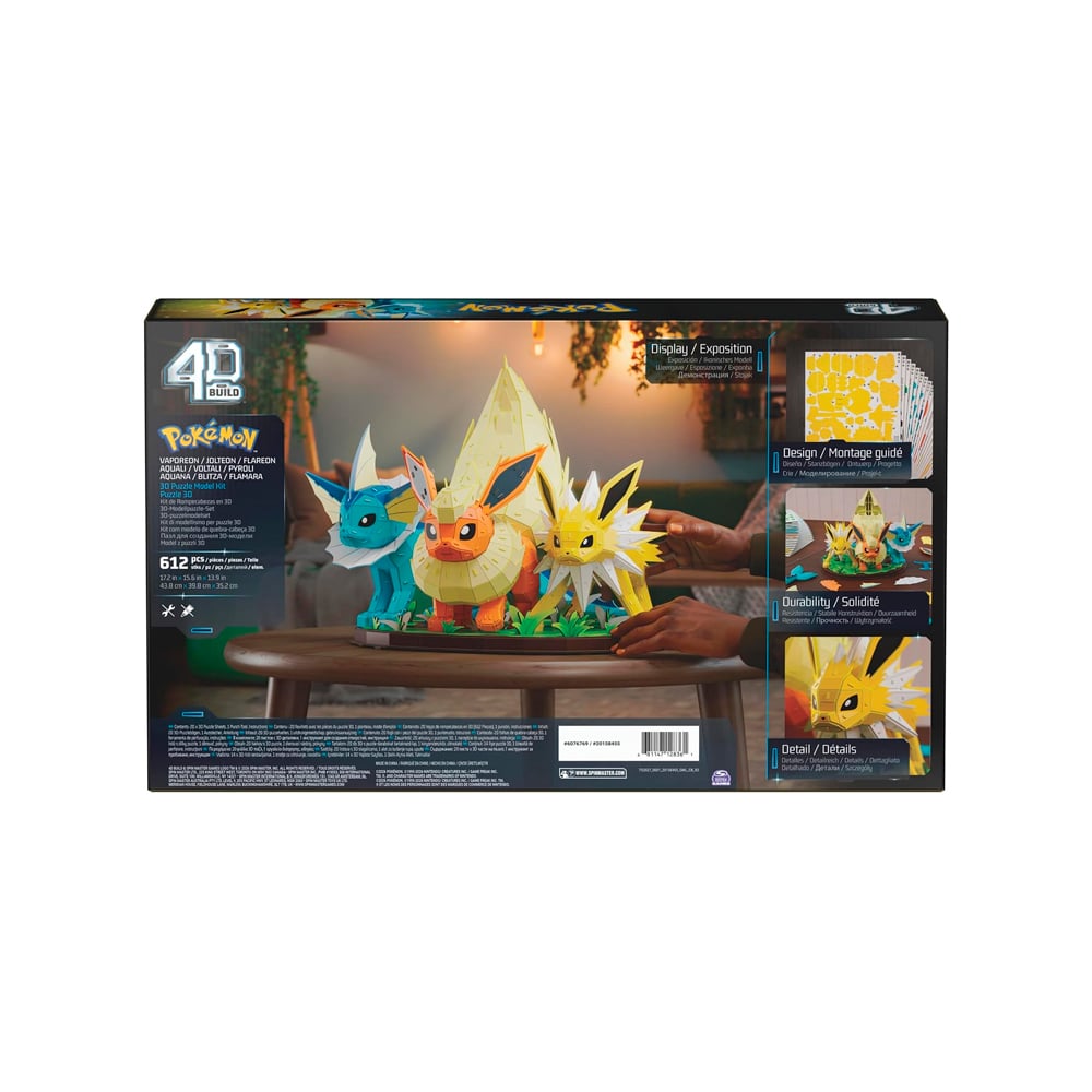 POKEMON 4D BUILD EEVEE EVOLUTION TRIO 3D EXCLUSIVO - 5