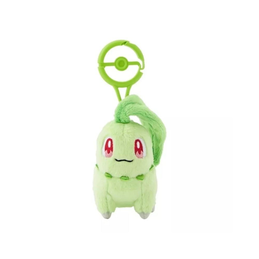 POKEMON PELUCHE CHIKORITA LLAVERO EXCLUSIVO JAPON - 1