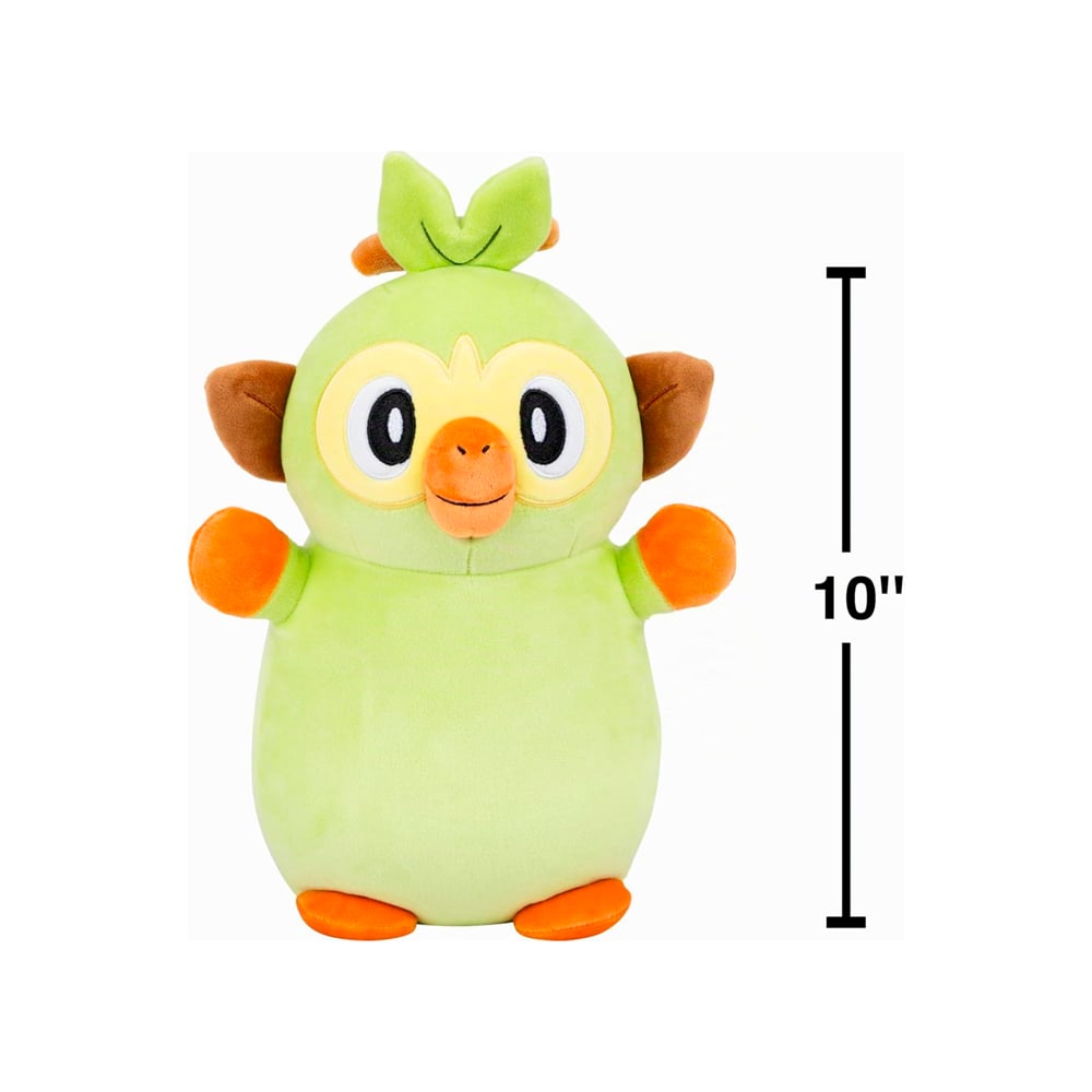 PELUCHE POKEMON SQUISHMALLOWS GROOKEY 30CM - 2