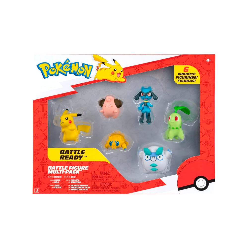 POKEMON SET DE 6 FIGURAS DE BATALLA EXCLUSIVO - 1