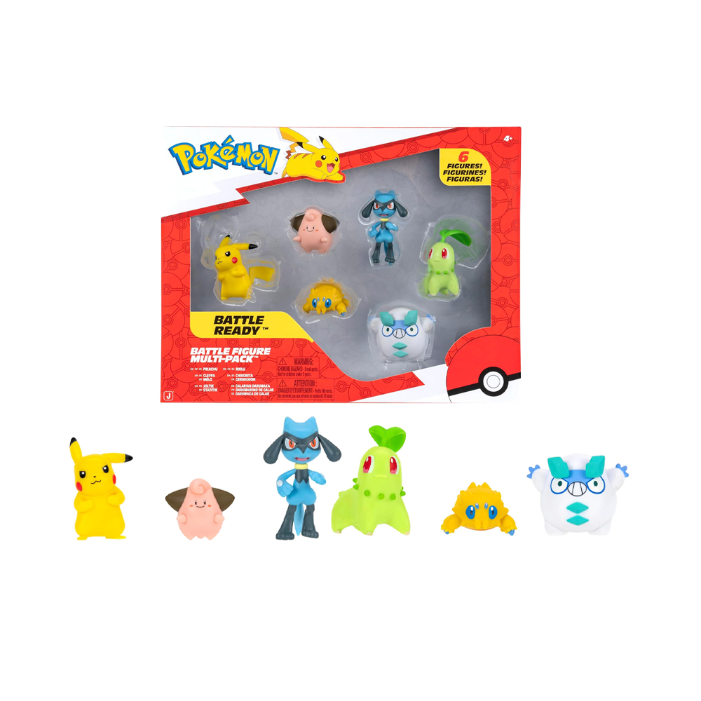 POKEMON SET DE 6 FIGURAS DE BATALLA EXCLUSIVO - 2