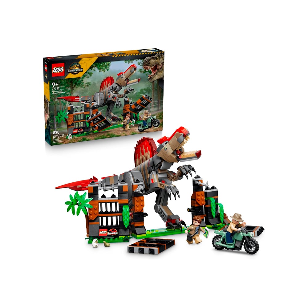 LEGO JURASSIC WORLD SPINOSAURUS DINOSAUR ESCAPE 77982 - 1