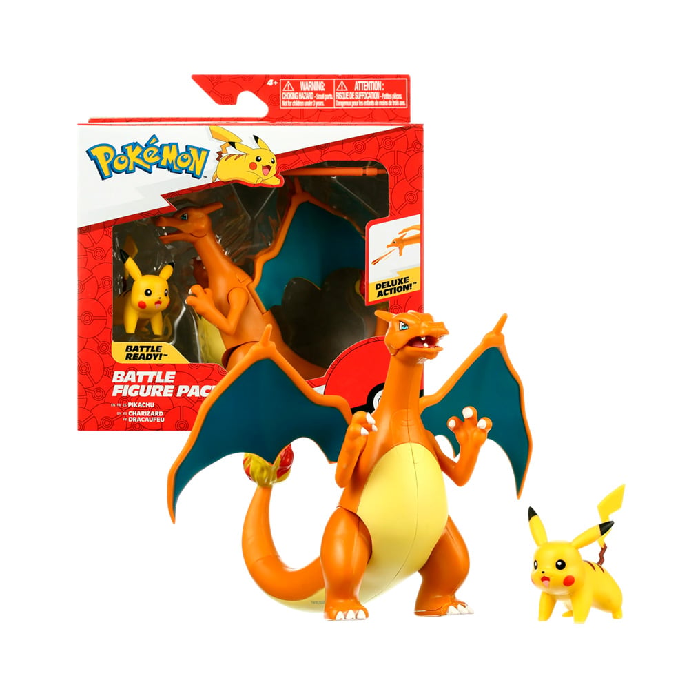 POKEMON FIGURA CHARIZARD PIKACHU EDICION PACK - 1