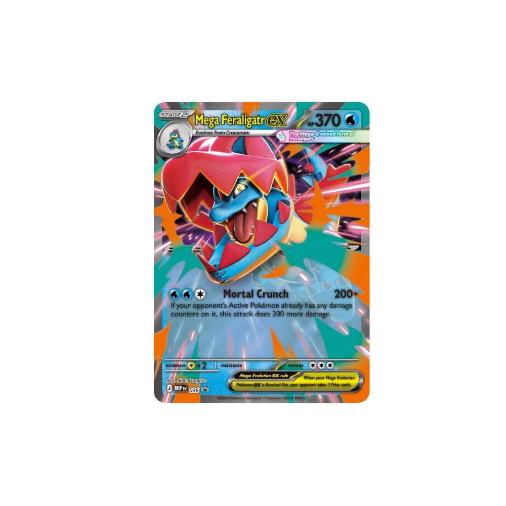 POKEMON TCG ASCENDED HEROES MEGA FERALIGATR EX ESPAÑOL - 2
