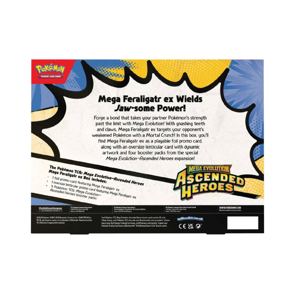 POKEMON TCG ASCENDED HEROES MEGA FERALIGATR EX ESPAÑOL - 3