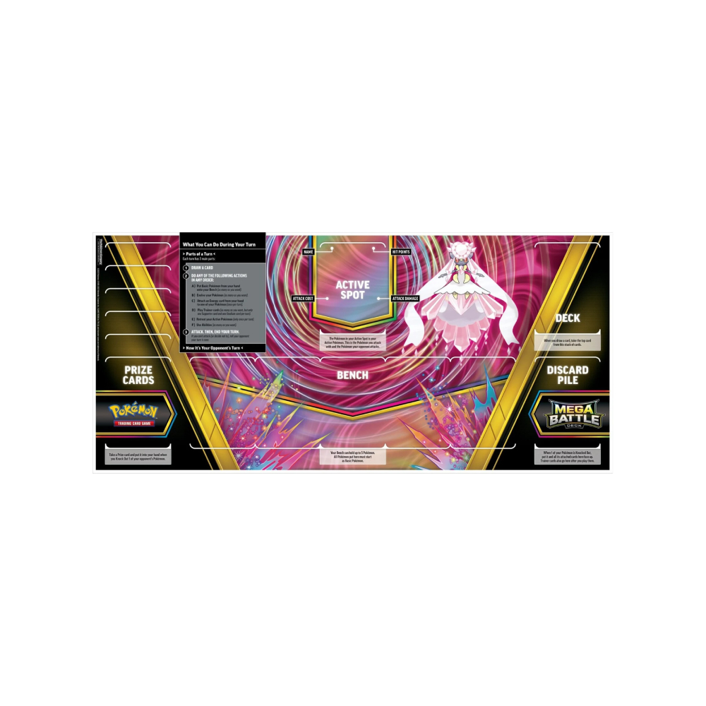POKEMON TCG MEGA BATTLE DECK MEGA DIANCE EX INGLES - 4