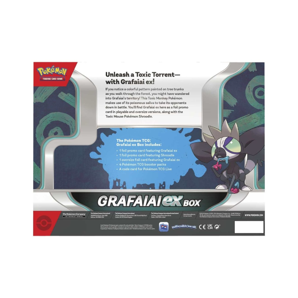 POKEMON TCG GRAFAIAI EX BOX ESPAÑOL - 3