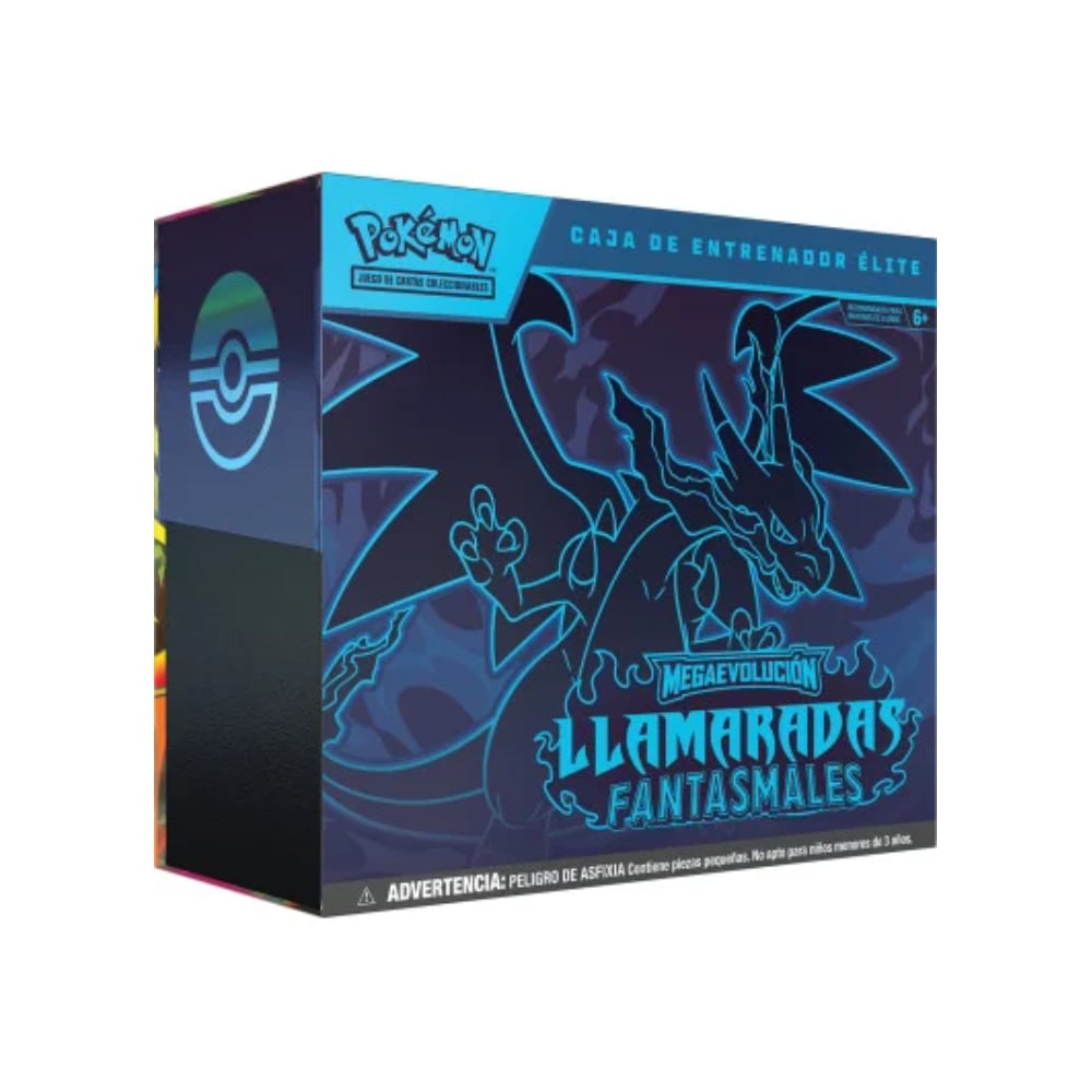 POKEMON TCG ELITE TRAINER BOX LLAMARADAS FANTASMALES ESPAÑOL - 1