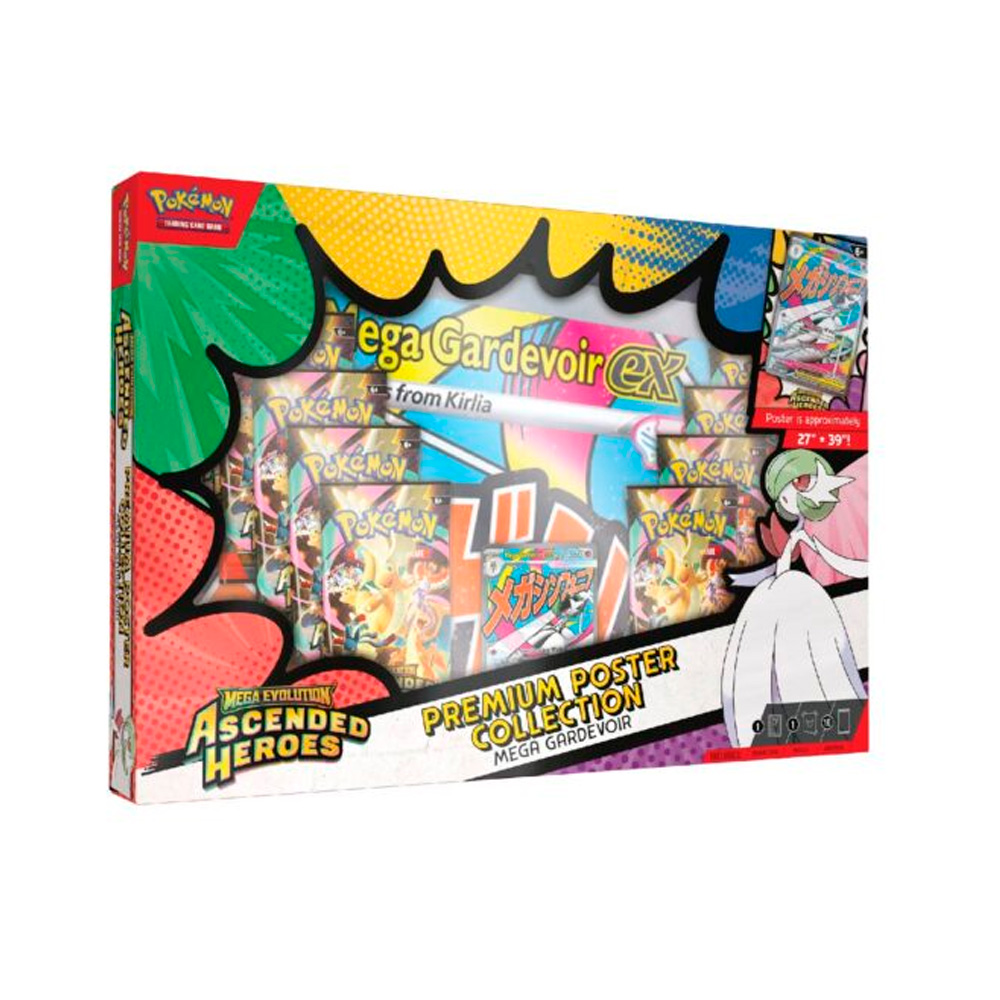POKEMON TCG AH POSTER COLLECTION MEGA GARDEVOIR ESPAÑOL - 1
