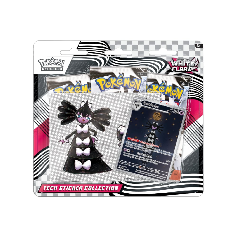POKEMON TCG WHITE FLARE GOTHITELLE 3 PACK ESPAÑOL - 1