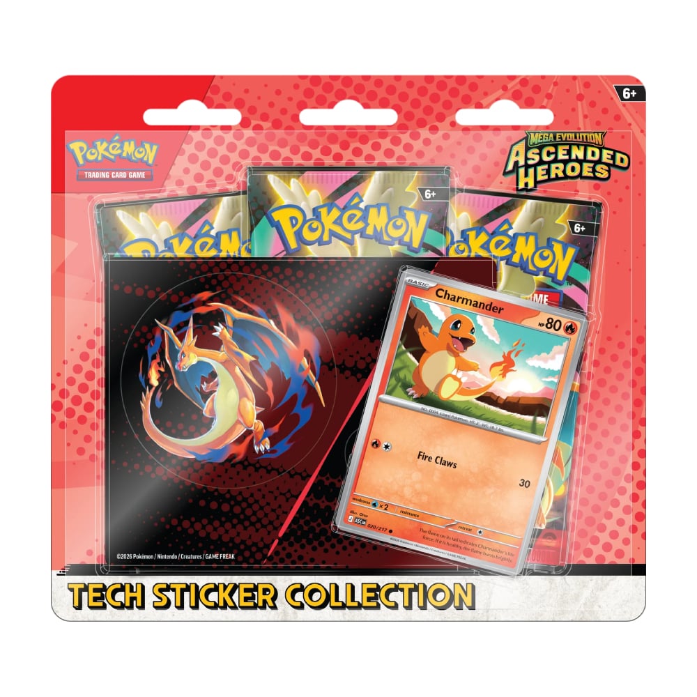 POKEMON TCG ASCENDED HEROES TECH STICKER CHARMANDER ESPAÑOL - 1