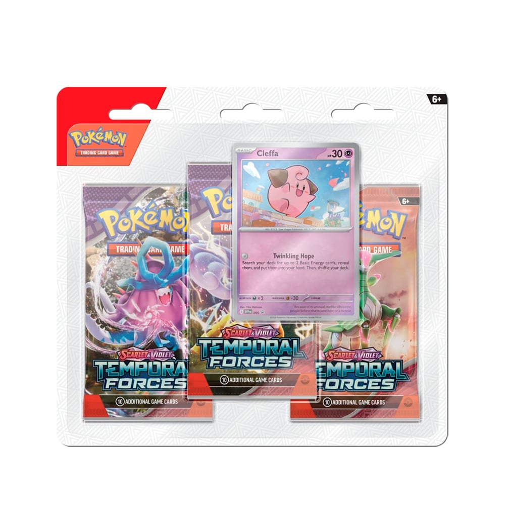 POKEMON TCG BLISTER 3 PACK CLEFFA ESPAÑOL - 2