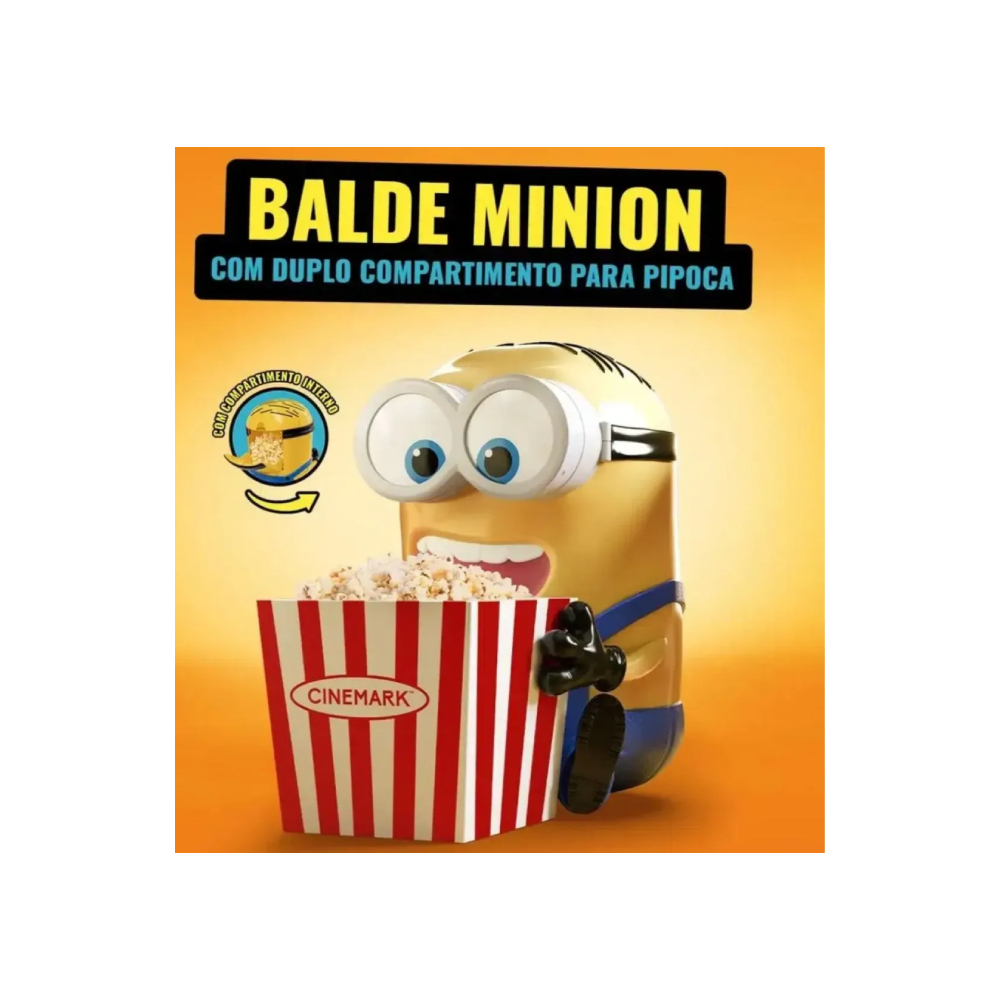 POPCORN BUCKET MINION CINEMARK EXCLUSIVO - 2