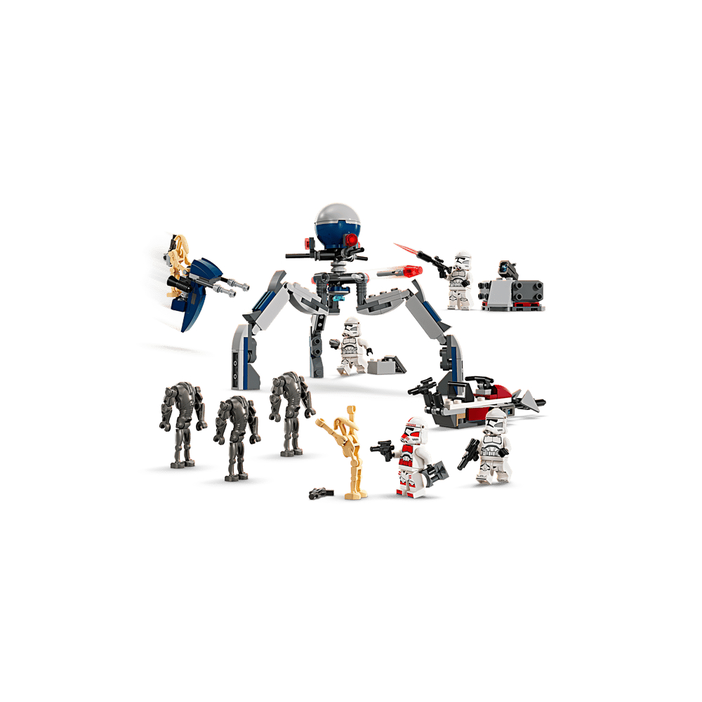 LEGO STAR WARS CLONE TROOPER BATTLE DROID BATTLE 75372 - 4