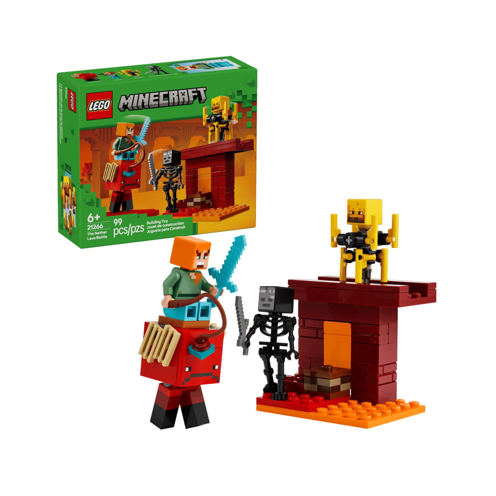 LEGO MINECRAFT THE NETHER LAVA BATTLE 21266 - 1