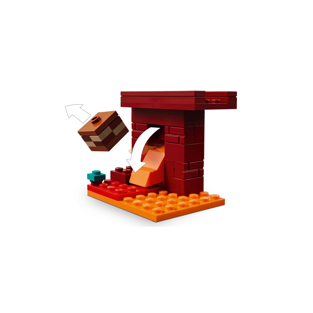 LEGO MINECRAFT THE NETHER LAVA BATTLE 21266 - 3