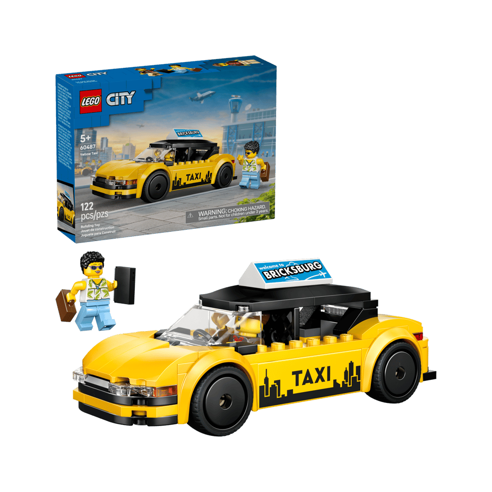 LEGO CITY YELLOW TAXI EXCLUSIVO USA 60487 - 1