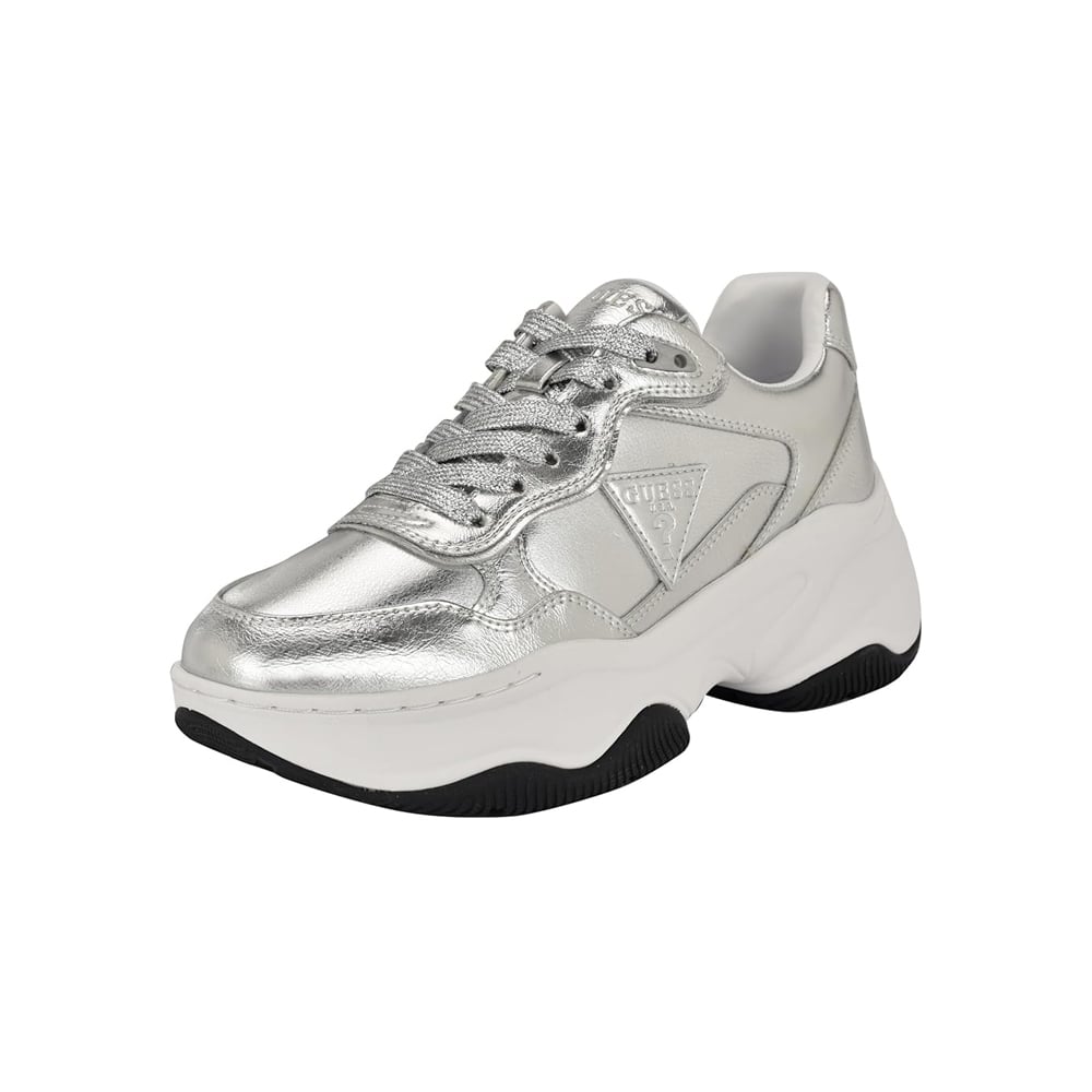 ZAPATILLA GUESS DAMA HAPPY SILVER TALLA 6 - 1