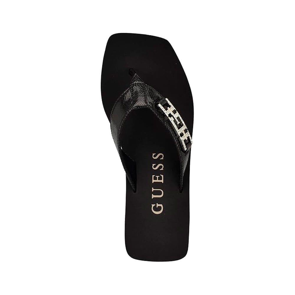 SANDALIA GUESS ELOWEN BLACK DAMA TALLA 5 - 2