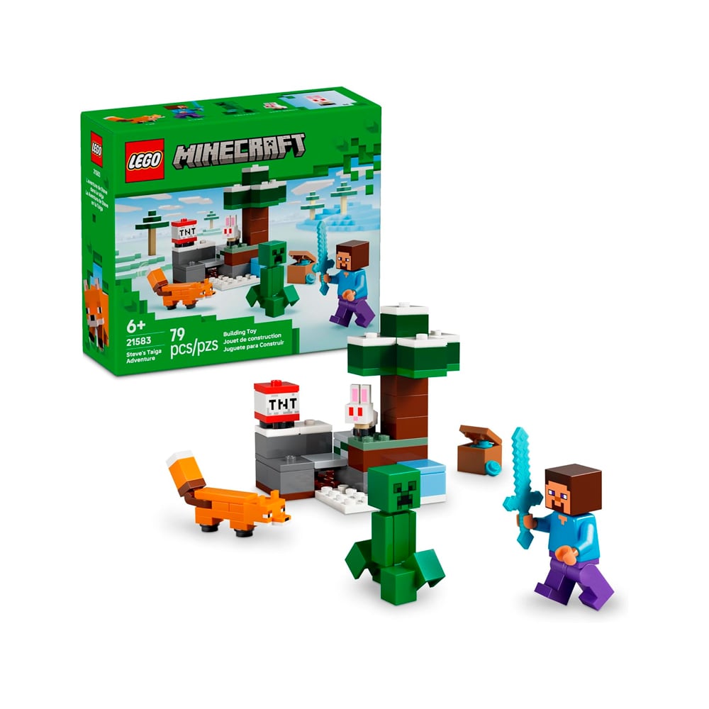 LEGO MINECRAFT STEVES TAIGA ADVENTURE 21583 - 1