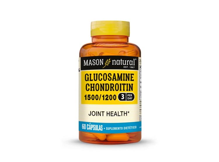 SUPLEMENTO MASON NATURAL CÁPSULAS DURAS GLUCOSAMINA CONDROITINA 1500/1200 (60 CÁP) - 1