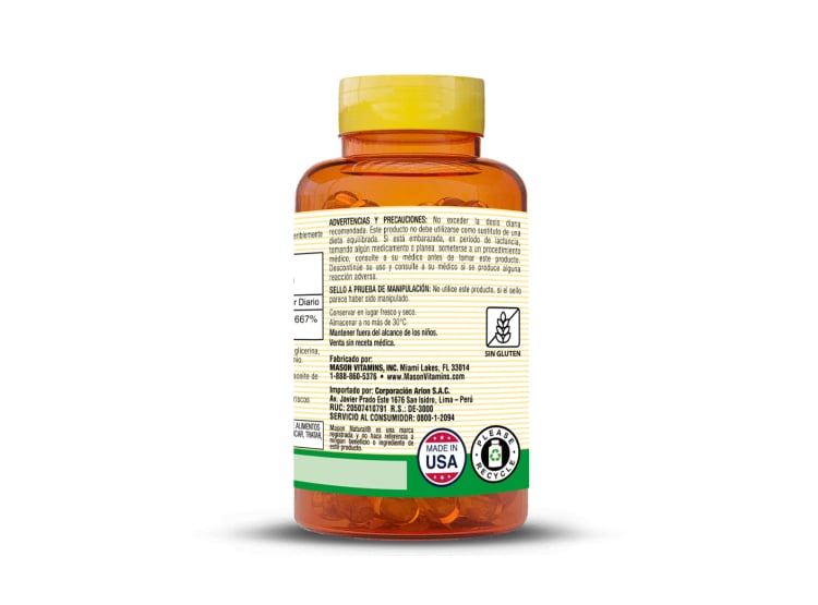 SÚPER BIOTINA 5000 MCG - MASON NATURAL - (60 SOFT) - 2