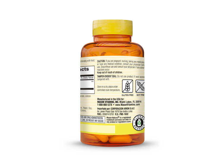 GINGER 500 MG - MASON NATURAL - (60 CÁP) - 2