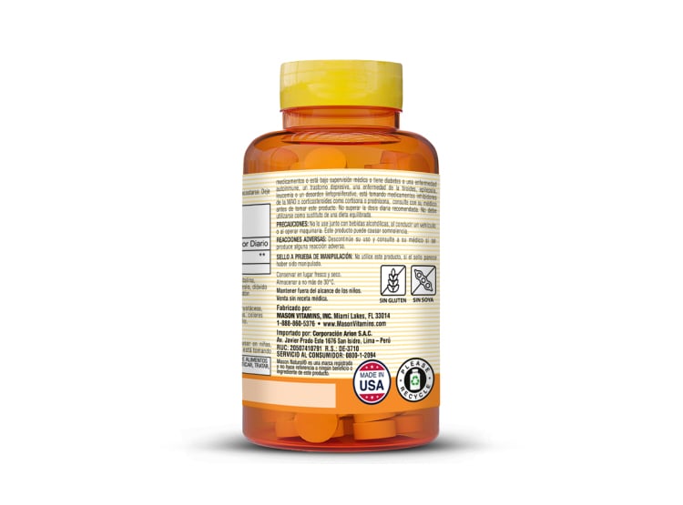 MELATONINA 500 MCG - MASON NATURAL - (60 TAB) - 2