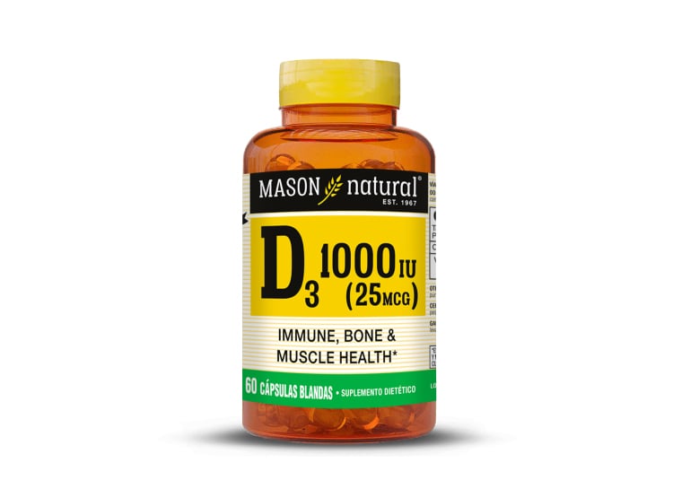 VITAMINA D3 1000 UI - MASON NATURAL - (60 SOFTG) - 1