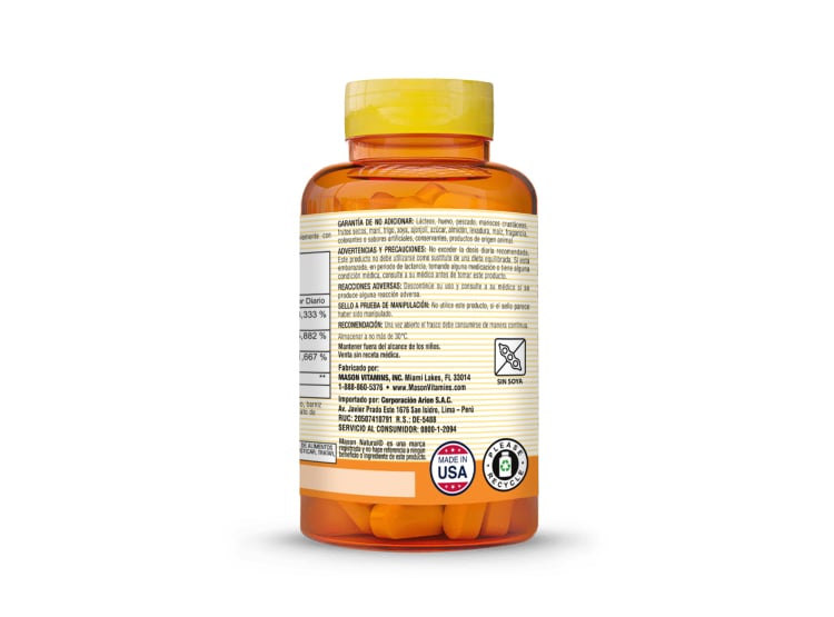 NEURO COMPLEX CON ÁCIDO ALFA LIPOICO - MASON NATURAL - (60 TAB) - 2