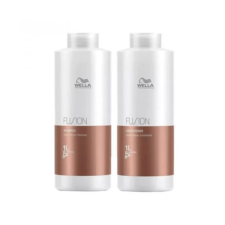DÚO SHAMPOO WELLA FUSION 1L + CONDITIONER 1L - 1