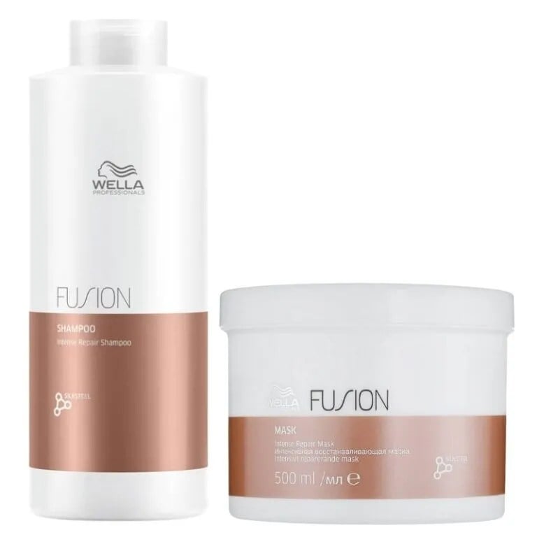 DÚO SHAMPOO WELLA FUSION 1L + MASK 500ML - 1