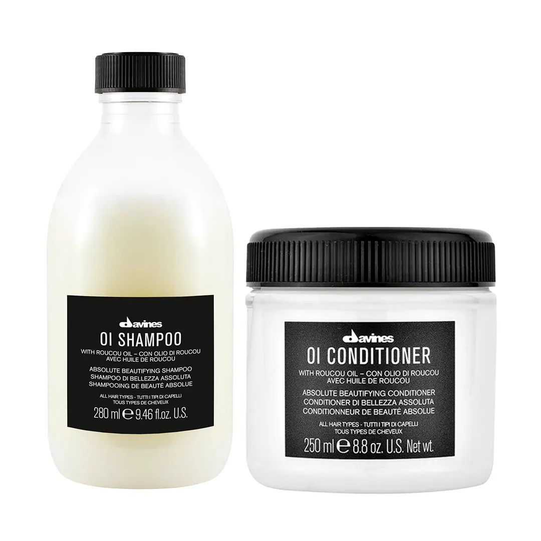 DAVINES OI DUO SHAMPOO 280 ML + ACONDICIONADOR 250 ML - 1