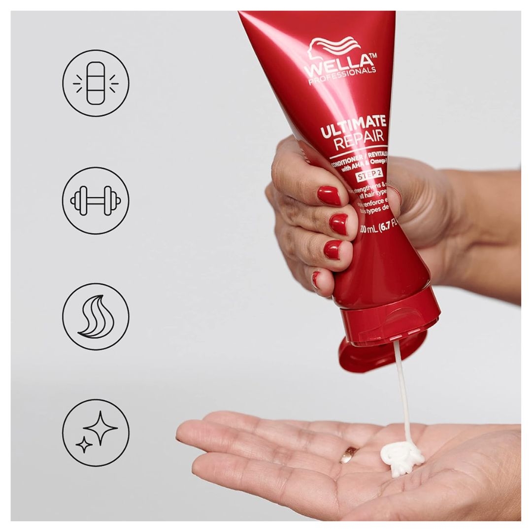 WELLA ULTIMATE REPAIR – TRIO SHAMPOO 250 ML + CONDITIONER 200 ML + MASK 150 ML - 2