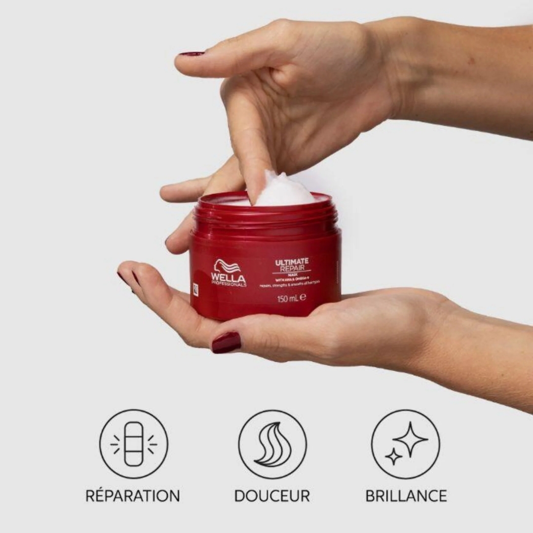 WELLA ULTIMATE REPAIR – TRIO SHAMPOO 250 ML + CONDITIONER 200 ML + MASK 150 ML - 3