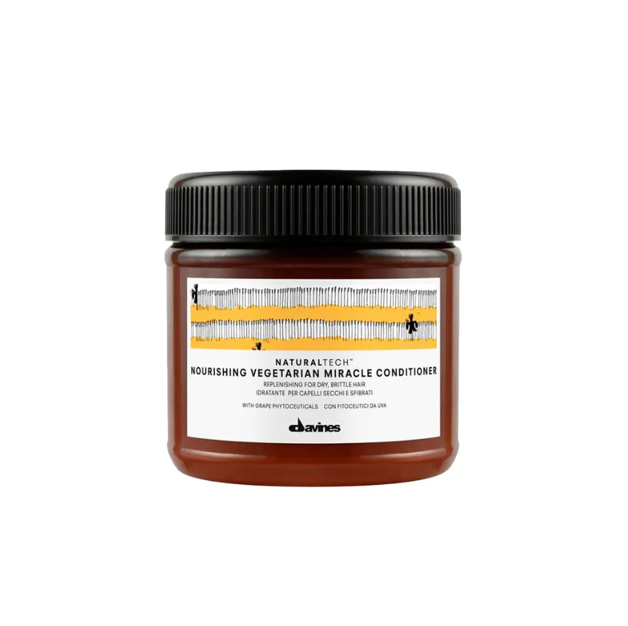 DAVINES NOURISHING – DÚO SHAMPOO 250 ML + VEGETARIAN MIRACLE CONDITIONER 250 ML - 3