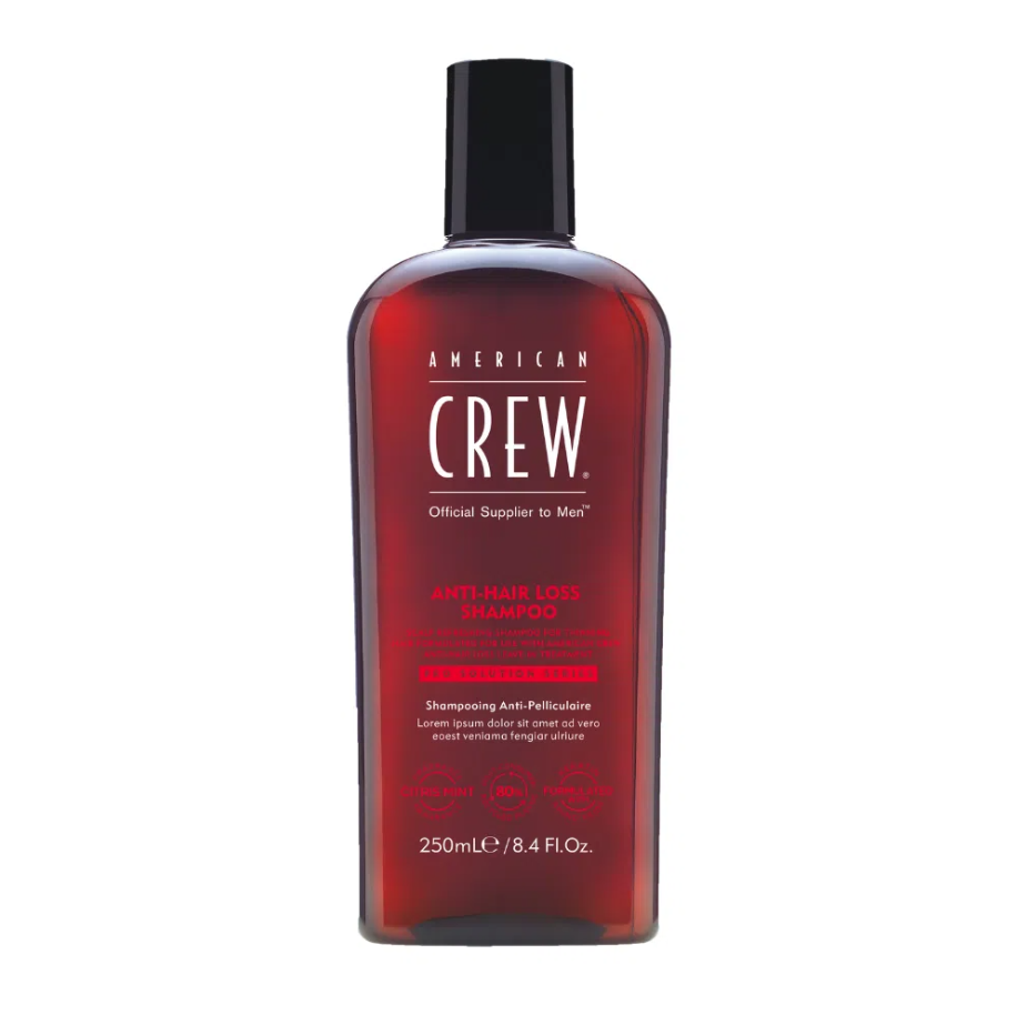 AMERICAN CREW DÚO ANTI HAIR LOSS SHAMPOO 250 ML + TREATMENT 100 ML - 2