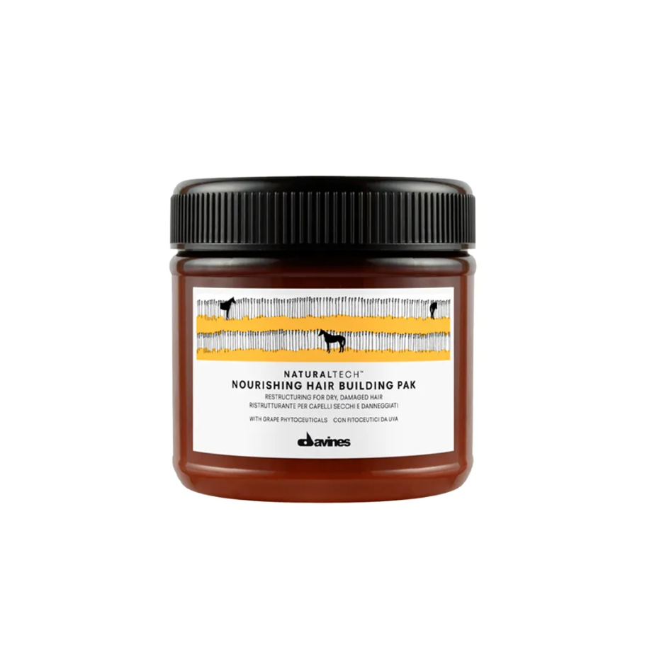 DAVINES NOURISHING – SHAMPOO 250 ML + BUILDING PAK MASK 250 ML - 3