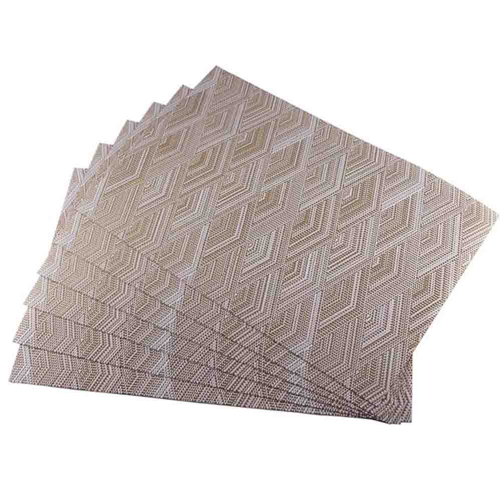 Ripley - INDIVIDUAL PVC MARRON SET X 6 PZS