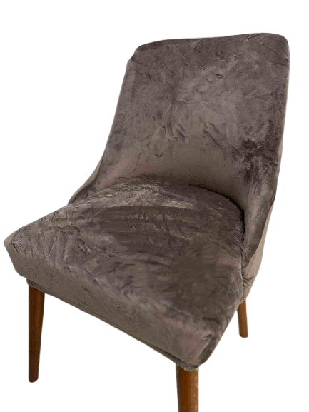 FORRO DE SILLA VINTAGE MARRON CLARO X 6 PZS - 2