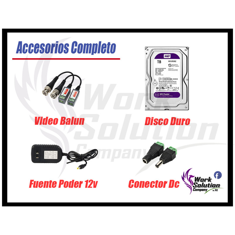 KIT 14 CÁMARA SEGURIDAD HIKVISION IT3F FULL HD 1080P + DISCO MAYOR ALCANCE 2 TB - 5