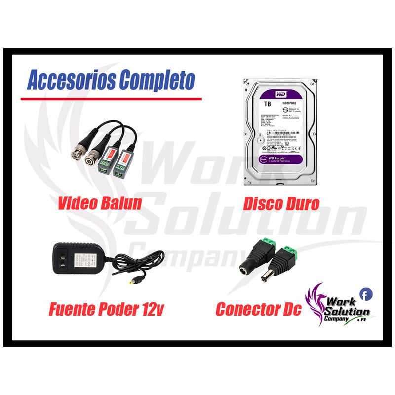KIT 14 CÁMARA SEGURIDAD HIKVISION FULL HD 1080P + DISCO MAYOR ALCANCE VARIFOCAL 2 TB - 5