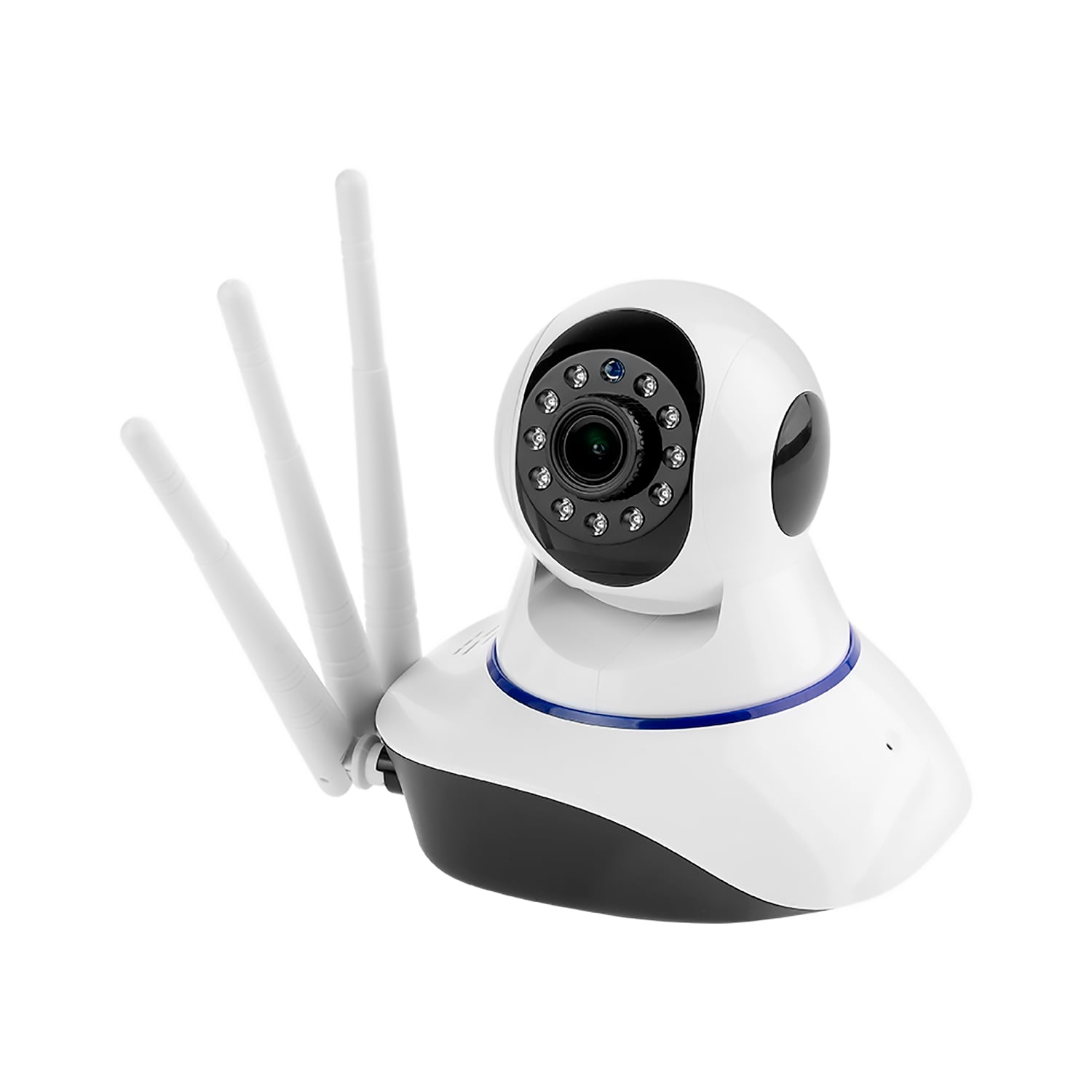 CÁMARA SEGURIDAD 360º 3 ANTENAS 1080P WIFI INTELIGENTE MICROSD 64 GB - 4