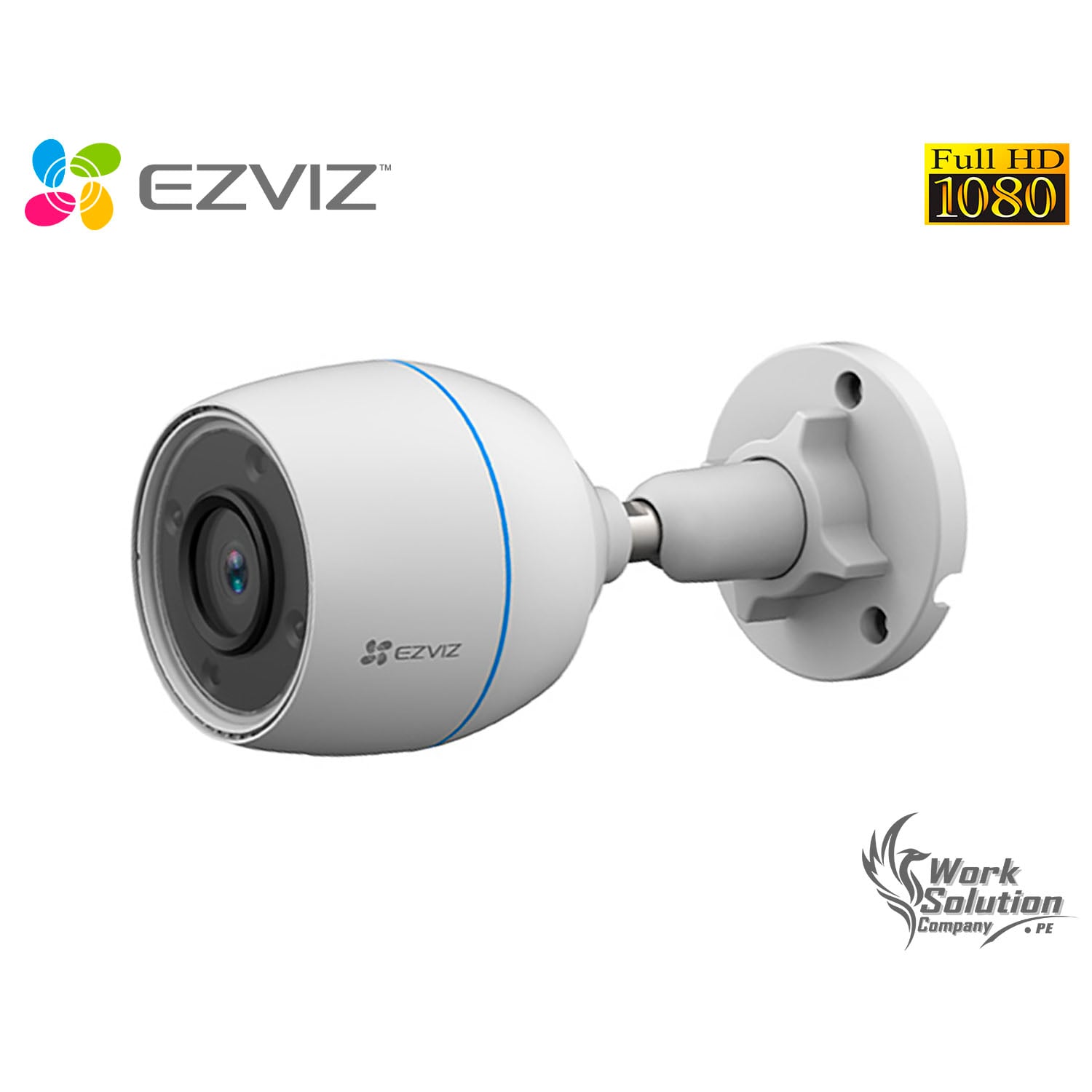CÁMARA SEGURIDAD EZVIZ H3C 1080P WIFI INALÁMBRICA EXTERIOR IP67 - 1