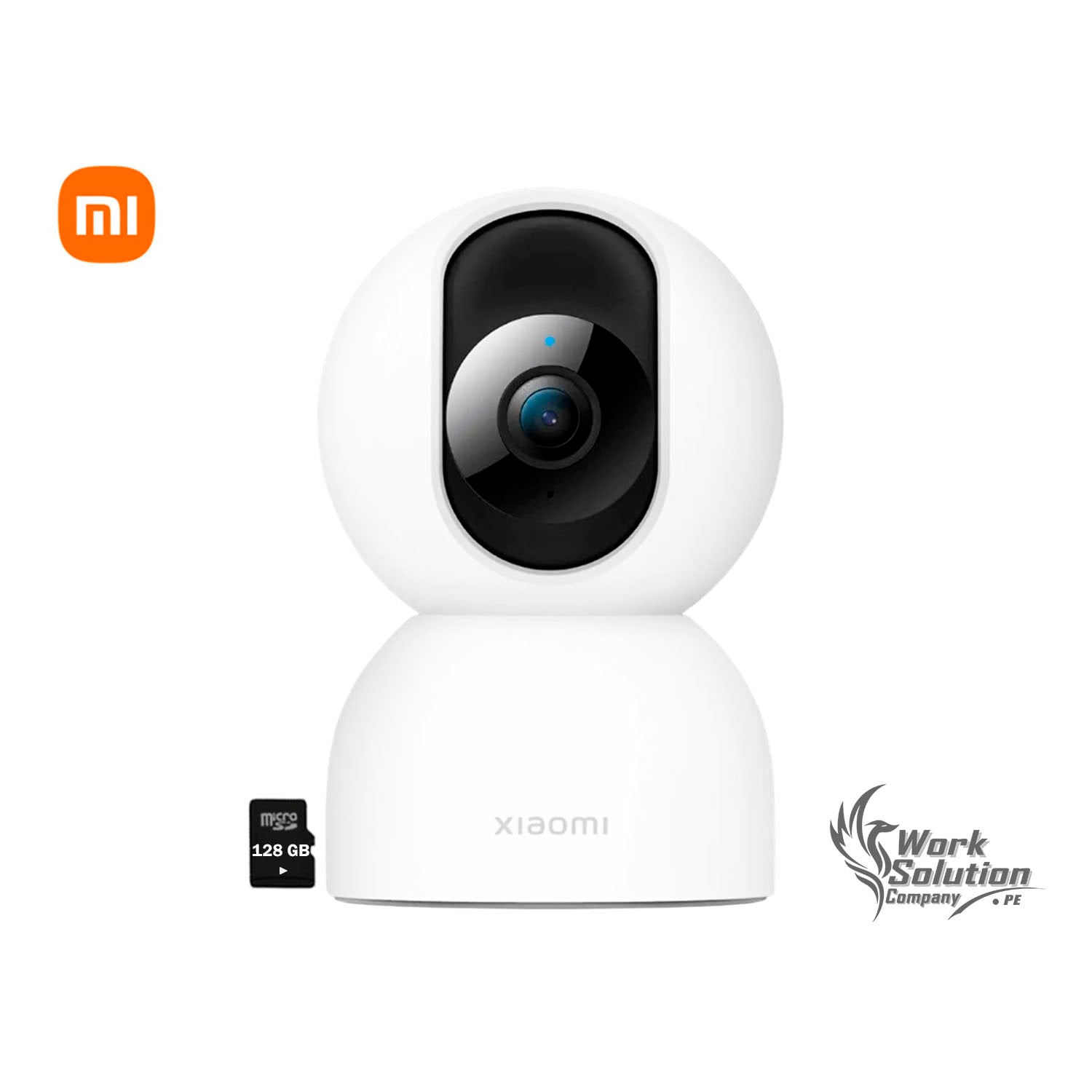CÁMARA SEGURIDAD XIAOMI C400 2K 4MP GIRA 360 + MICRO SD 128GB - 1