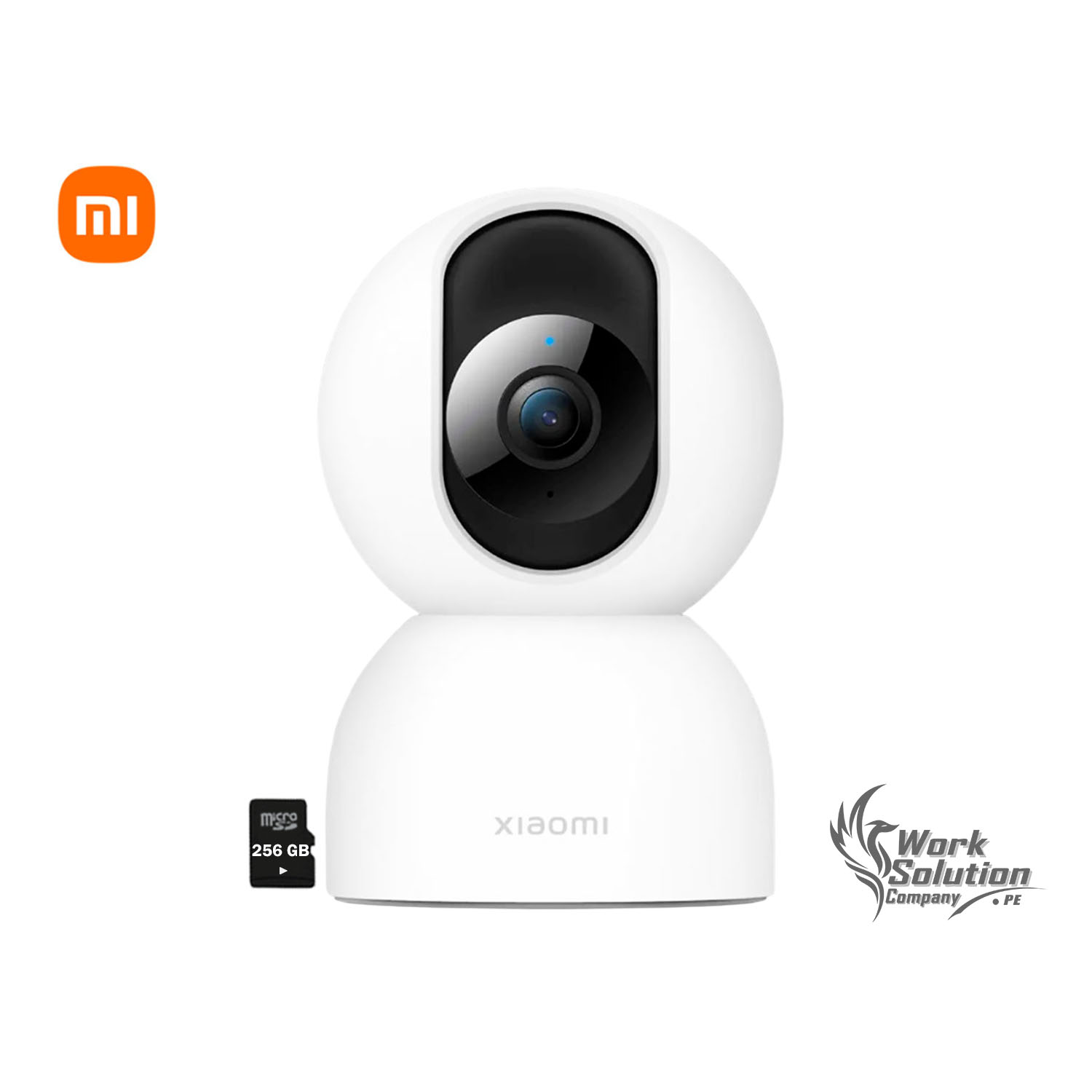 CÁMARA SEGURIDAD XIAOMI C400 2K 4MP GIRA 360 + MICRO SD 256GB - 1