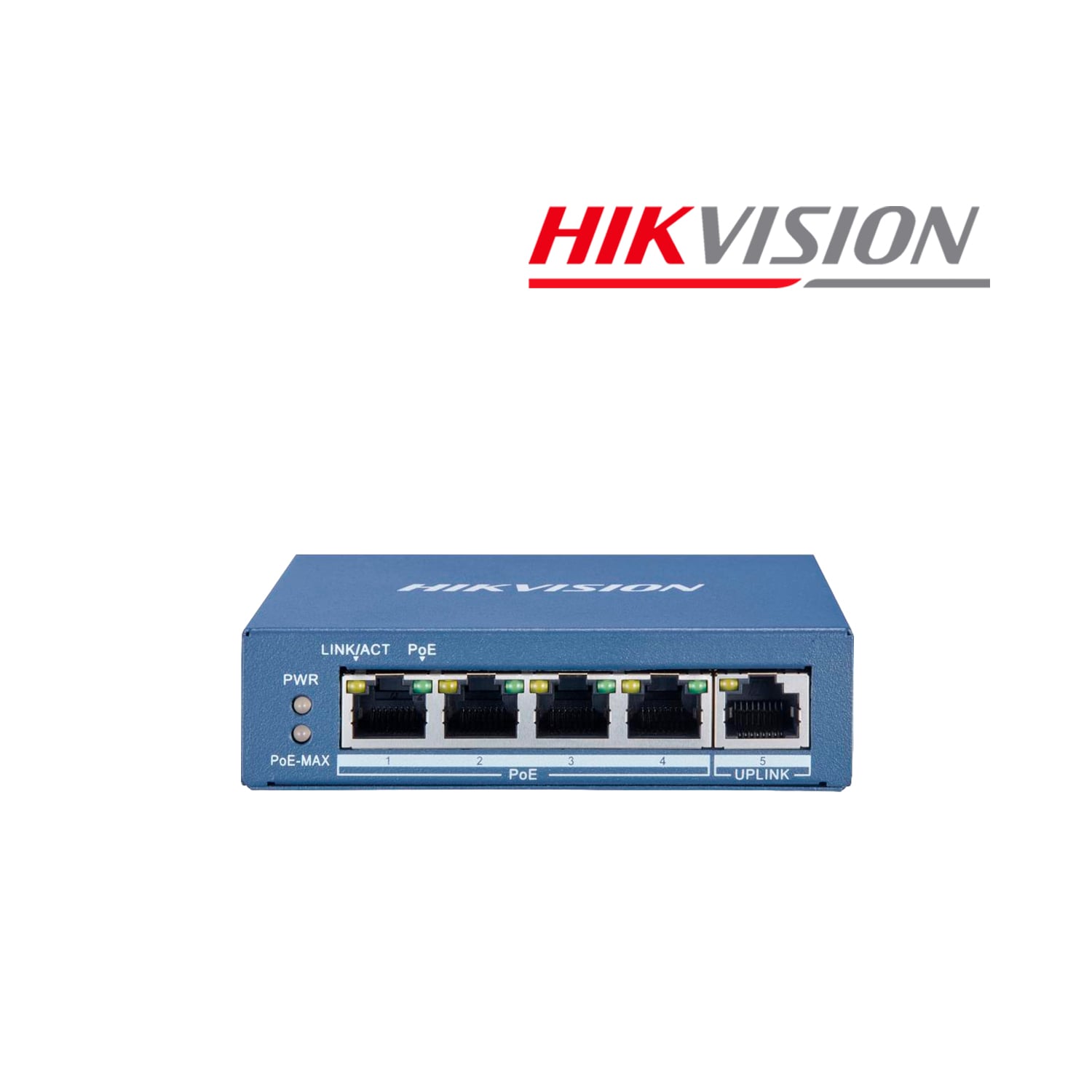 HIKVISION - SWITCH POE DS-3E0505P-E/M NO ADMINISTRABLE 5 PUERTOS 100MPS - 1